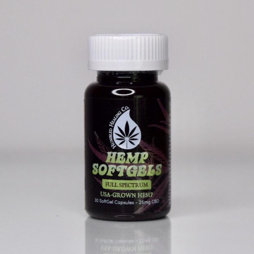 25mg Hemp Softgels - Full Spectrum