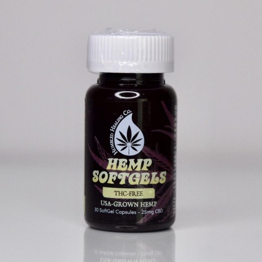 25mg Hemp Softgels - THC-Free