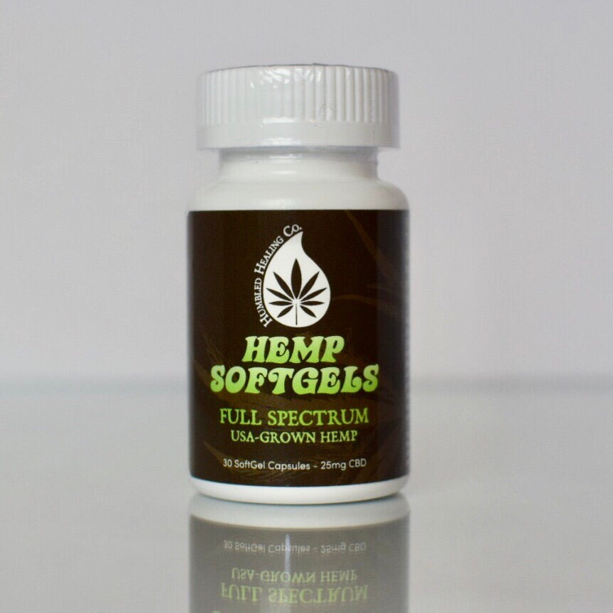25mg Hemp Softgels - Full Spectrum